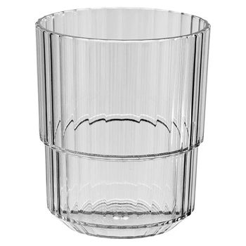Pohár z tritanu LINEA, sivá farba 300 ml, 8.5x10 cm, sada 48 kusov | APS 10567