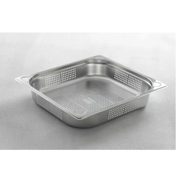 KITCHEN LINE perforovaný hrniec GN 2/3 z nerezovej ocele s hĺbkou 6,5 cm | HENDI 807224