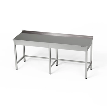 Nerezový pracovný stôl 180x60x85 cm | FORGAST