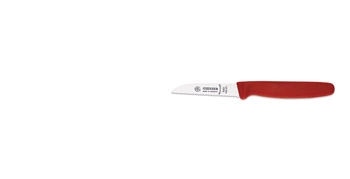 Nôž na zeleninu s vlnitým ostrím - 8 cm, červený | GIESSER MESSER 8305 wsp 8 r
