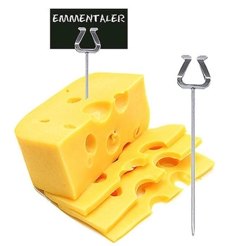 Stojan na karty z nehrdzavejúcej ocele, výška 10 cm | CONTACTO 1070/100