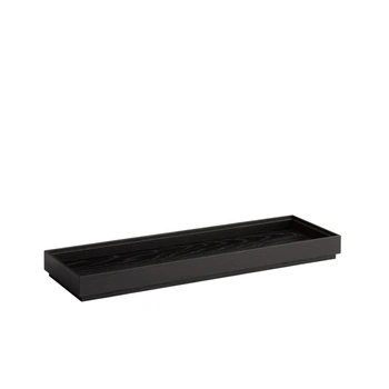 Drevená debnička Valo GN 2/4, 53x16.2x4.5 cm, čierna | APS 14108