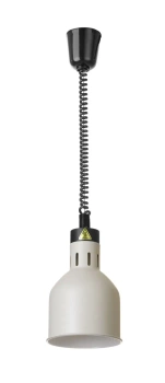 Závesná lampa na ohrievanie jedál, valcová, biela, 230V/250W | HENDI 273821