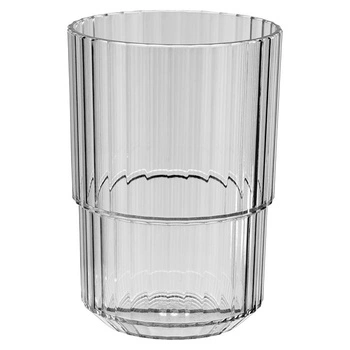Pohár z tritanu LINEA, sivá farba 400 ml, 8.5x12 cm, sada 48 kusov | APS 10568
