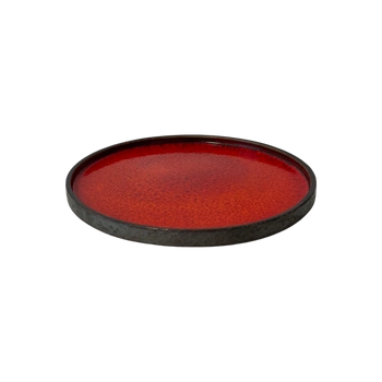 Plochý tanier s okrajom Arondi rubín 28 cm | KERA KERAMIKA 18.1.RUBIN