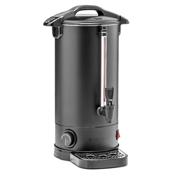 Ohrievač vody 8 l s odkvapkávacou táckou, čierny, dvojplášťový | FORGAST FG05560