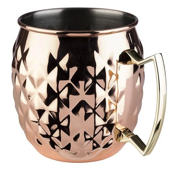 Hrnček na MOSCOW MULE, medená farba, priemer 9,5 cm, 500 ml | APS 93332