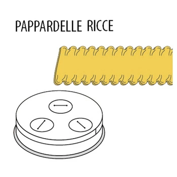 Matrica na cestoviny Pappardelle Rice, 57 mm | FIMAR ACTRMPF47