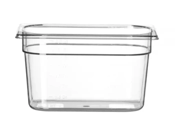 Pojemník COOL transparentný, GN 1/4, 6,5 cm zo SAN | HENDI 882290