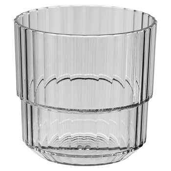 Pohár z tritanu LINEA, sivá farba 220 ml, 8.5x8 cm, sada 48 kusov | APS 10566