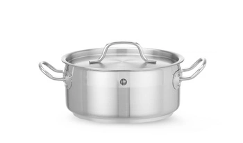 Nerezový nízky hrniec - objem 2,8 l Profi Line | HENDI 830208