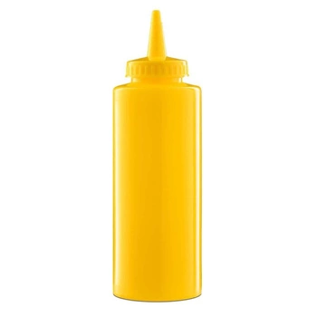 Dávkovač na omáčky z polyetylénu 0,35 l, žltý | FORGAST FG03221