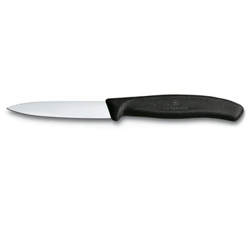 Švajčiarsky nôž na zeleninu Classic čierny s dĺžkou čepele 8 cm | VICTORINOX 6.7603