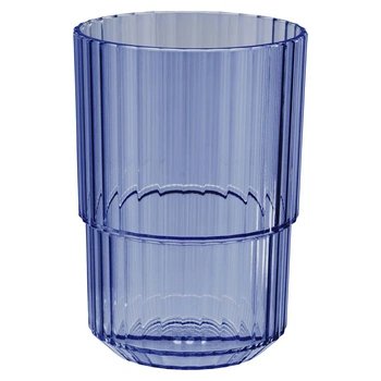 Pohár z tritanu LINEA, modrá farba 400 ml, 8.5x12 cm, sada 48 kusov | APS 10588
