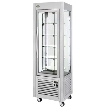 Oto tłumaczenie na język słowacki:
Chladiaca otočná vitrína, dynamické chladenie, 360 l, strieborná | ROLLER GRILL RD 60 T