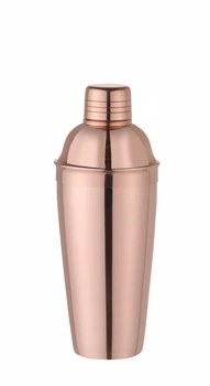 Šejker 3-dielny Cobbler 0,8 l medenej farby | BarUp 596425