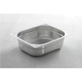 KITCHEN LINE perforovaný nerezový hrniec GN 1/2 s hĺbkou 10 cm | HENDI 807330