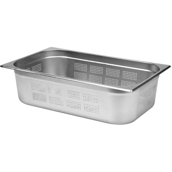 Nádoba GN 1/1 hl.15 cm z nehrdzavejúcej ocele perforovaná | YATO YG-00344