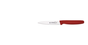 Lúpací nôž - 10 cm, červený | GIESSER MESSER 8315 sp 10 r