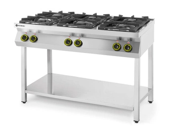Kitchen Line Plynový sporák so 6 horákmi HENDI 226094