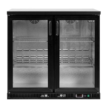 Chłodziarka do butelek, 227 l, dynamiczne chłodzenie, 230 V, zamek | YATO YG-05355