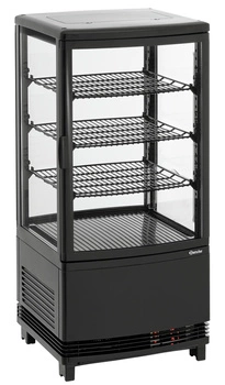 Vitrína chladiaca Mini 75L2T čierna | BARTSCHER 700387