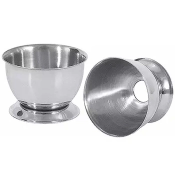 Oceľový pohárik na vajíčko s priemerom 5 cm s otvorom | CONTACTO 8025/040