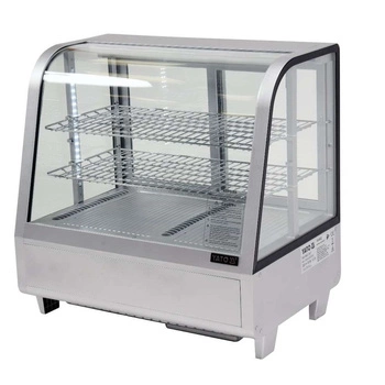 Chladiaca vitrína 100 l strieborná | YATO YG-05022