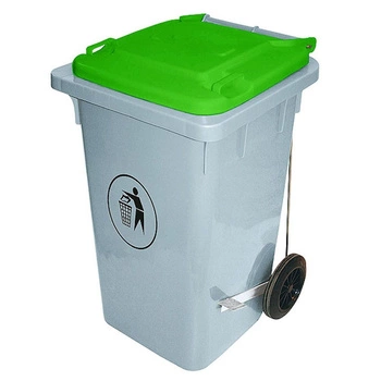 Kôš na odpadky s vekom 100 l, 52,5 cm priemer, 80 cm výška | CONTACTO 3053/106