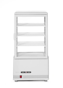 Chladiaca vitrína pultová 68 l, biela, LED, nerezová oceľ, 230 V | ARKTIC 233634