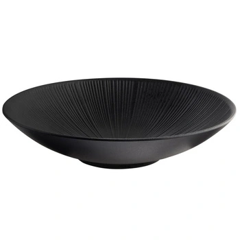 Miska NERO, melamínová, čierna, 35x8 cm, 3.4 l | APS 85289