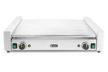 Dvojzónový ohrievač na párky s valčekmi, 14 valčekov, 2 kW, 230 V | HENDI 268674