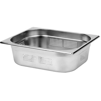 Nádoba GN 1/2 hl.10 cm z nehrdzavejúcej ocele perforovaná | YATO YG-00356