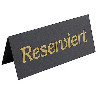 Informačná tabuľka Reserviert na stôl, 120x50 mm | CONTACTO 6769/120