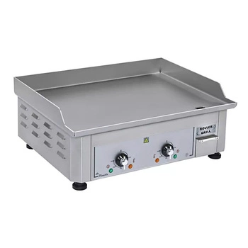 Elektrický 2-zónový gril s oceľovou doskou | ROLLER GRILL PSI 600 E