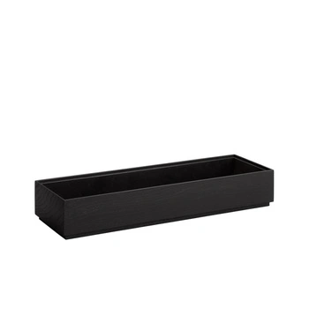 Drevená prepravka Valo GN 2/4, 53x16.2x8.5 cm, čierna | APS 14109