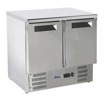 Chladiaci stôl 2-dverový, 247 l, nerezová oceľ, 90x70x85 cm | HENDI 236130