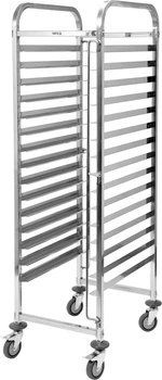 Skladací vozík z nehrdzavejúcej ocele na prepravu plechu 60x40 cm | YATO YG-09072