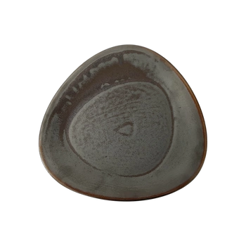 Plochý tanier Delta Cristall hematit 26 cm | KERA KERAMIKA 15.3.HEMATIT