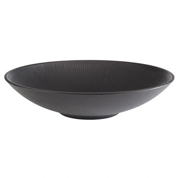 Miska NERO, melamín, čierna, 30x7 cm, 2,2 l | APS 85062
