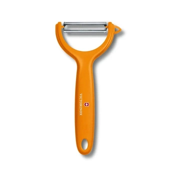 Horizontálna univerzálna škrabka so zúbkovaným ostrím, pomaranč | VICTORINOX 7.6079.9