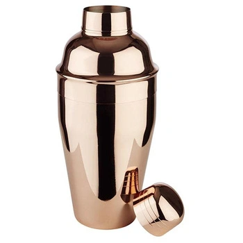 Šejker so zátkou „BLEND“, nehrdzavejúca oceľ, medená farba, 500 ml | APS 93211