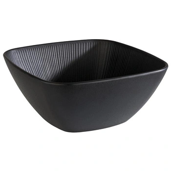 Miska NERO, melamínová, čierna, 25x25x11 cm, 3,5 l | APS 85072