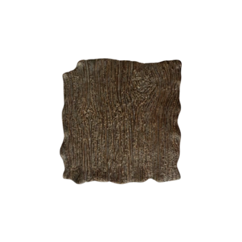 Plochý obdĺžnikový tanier Moku hematit 21 x 21 cm | KERA CERAMIKA 16.3.HEMATIT