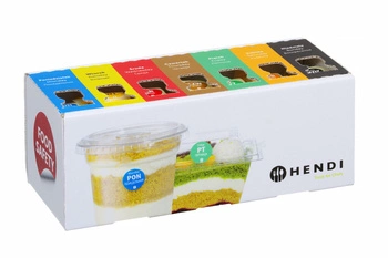Súprava etikiet na bezpečnosť potravín s dávkovačom | HENDI 850299