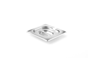 Oceľové veko pre GN 1/6 PROFI LINE s výrezom pre naberačku HENDI 805152