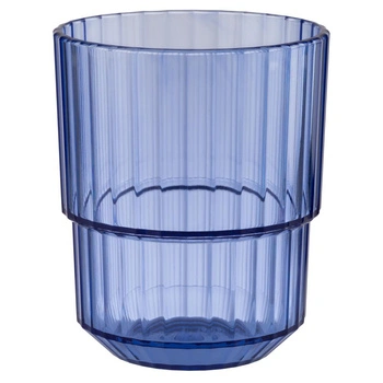 Pohár z tritanu LINEA, modrá farba 150 ml, 6.5x8 cm, sada 48 kusov | APS 10585