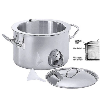 Hrniec s pokrievkou na omáčky 3L, priemer 18 cm | CONTACTO 2017/003