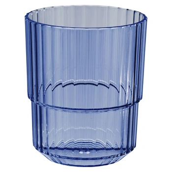 Pohár z tritánu LINEA, modrá farba 300 ml, 8.5x10 cm, sada 48 kusov | APS 10587