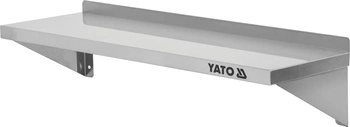 Nerezová závesná polica jednoduchá 90x30x18 cm | YATO YG-09040